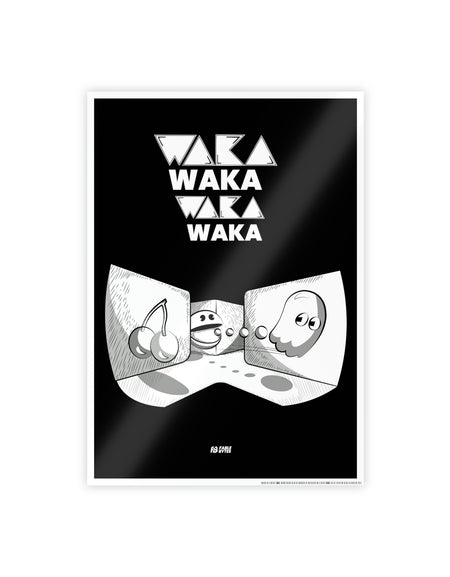 PacMan - WakaWaka - Glossy Posters