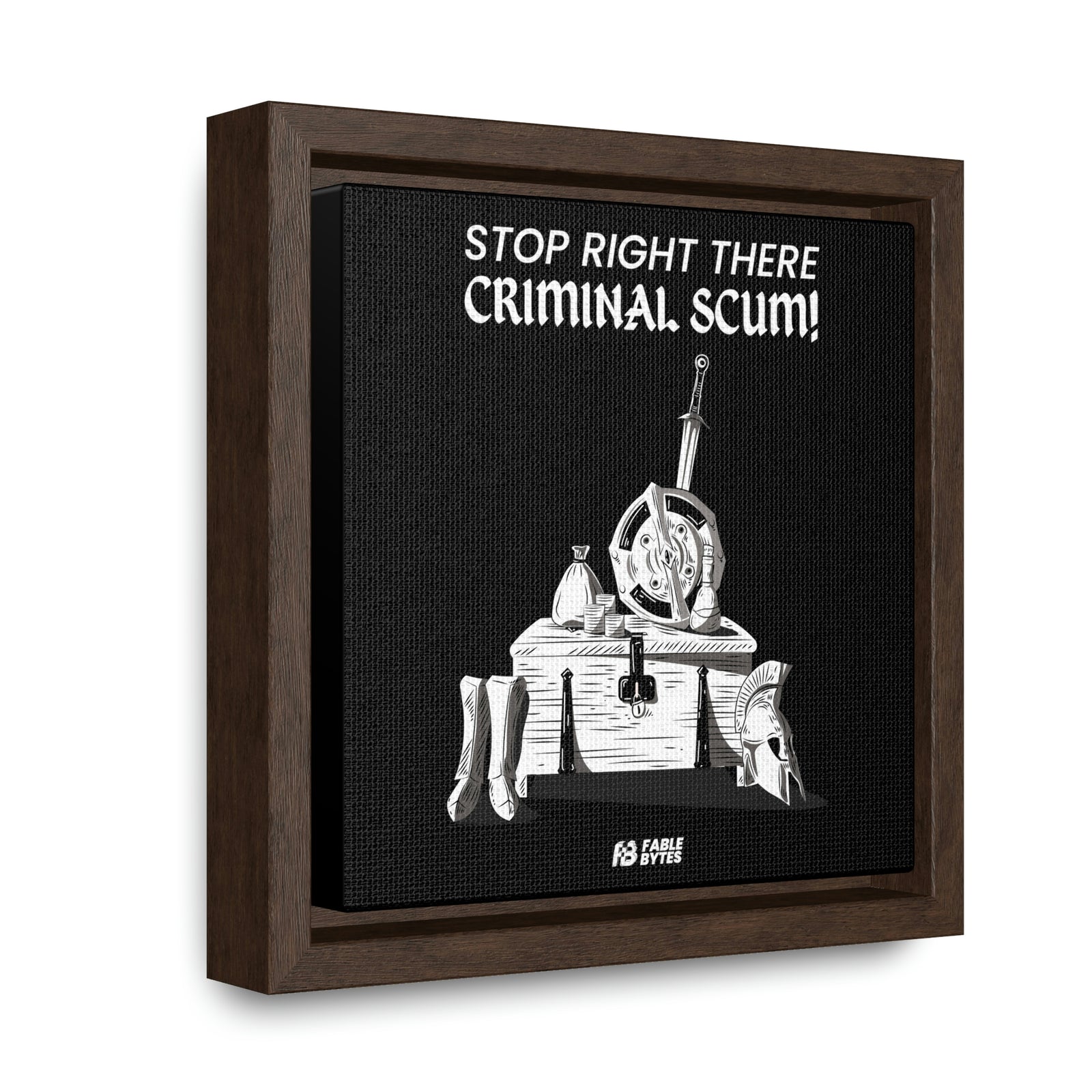 Oblivion - Guard - Framed Canvas