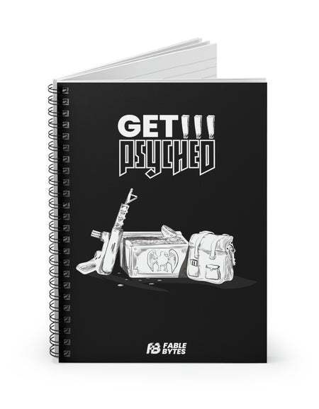 Wolfenstein 3D - Get Psyched - Spiral Notebook