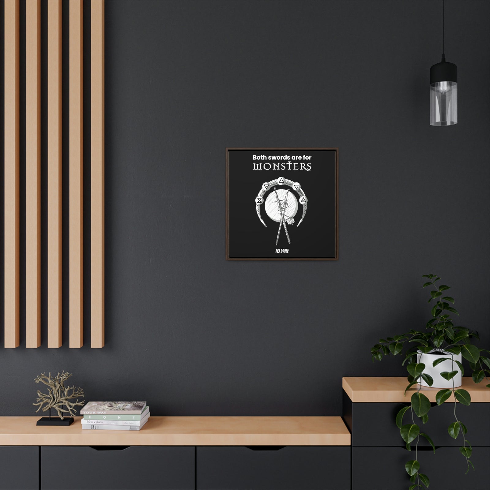 The Witcher - Swords - Framed Canvas