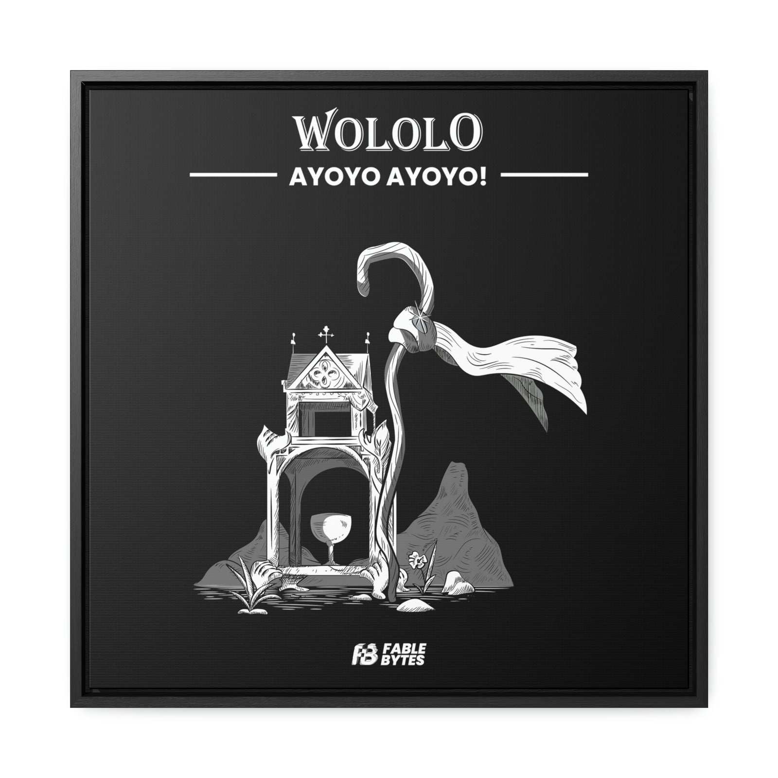 AoE - Wololo - Framed Canvas