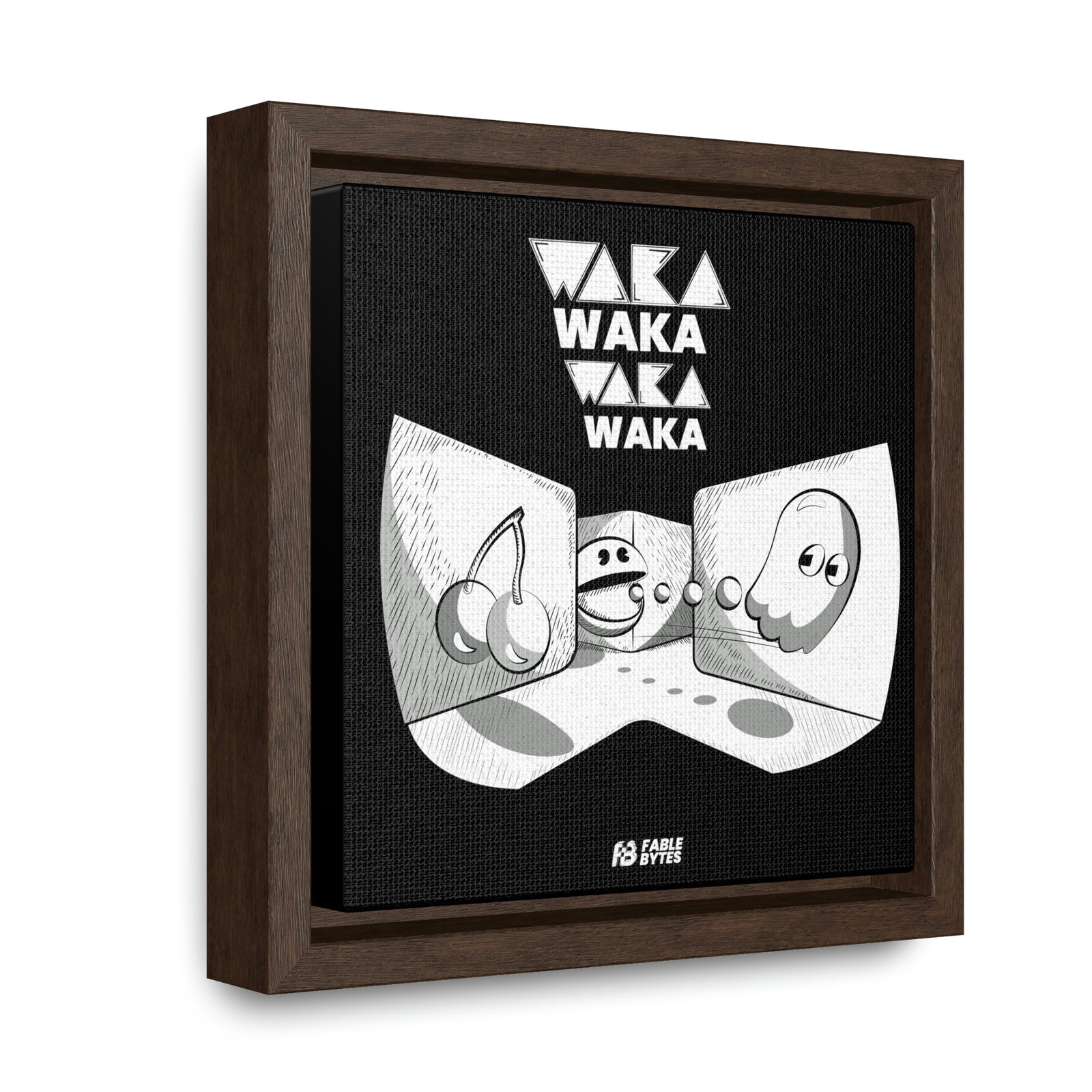 PacMan - WakaWaka - Framed Canvas