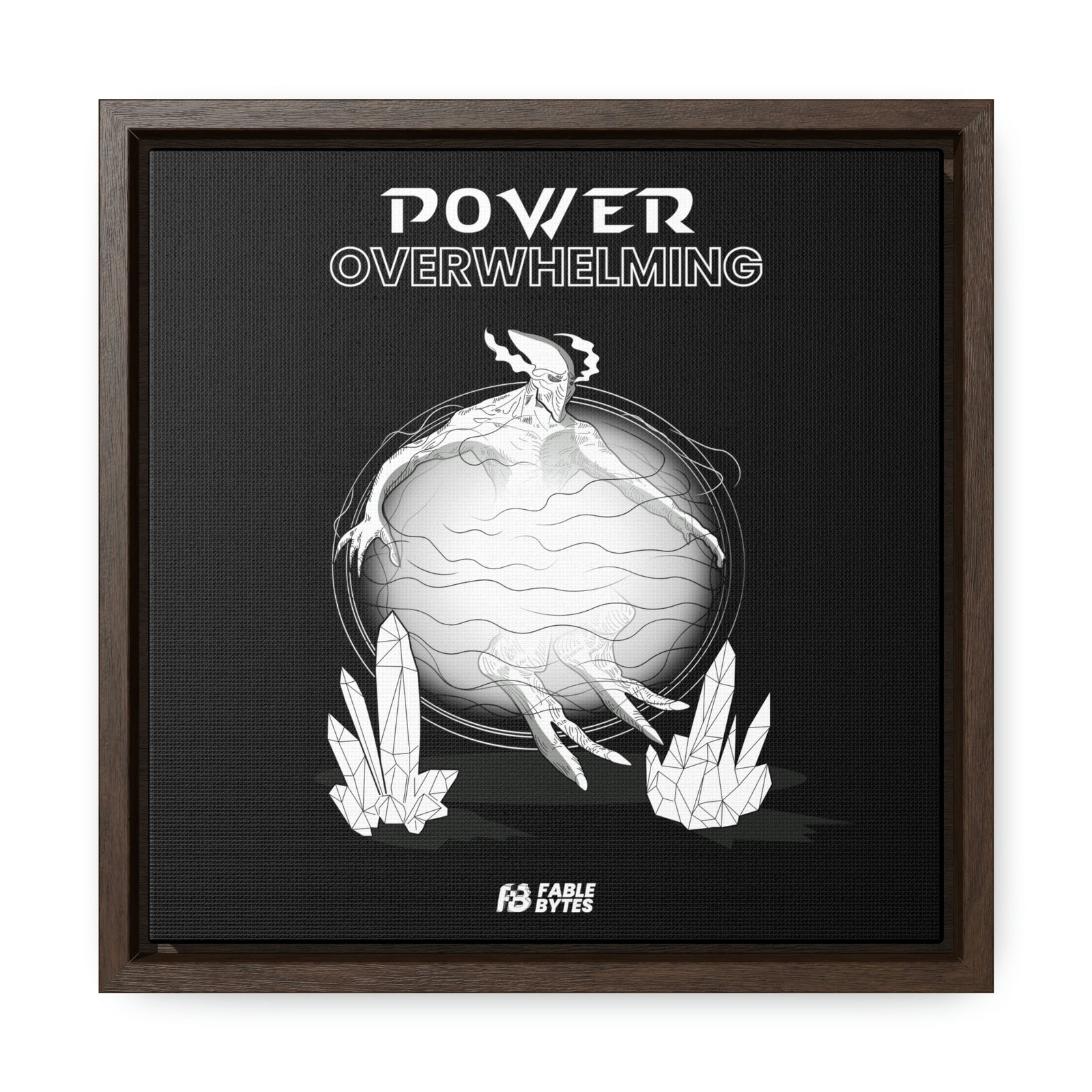 Starcraft - Power Overwhelming - Framed Canvas