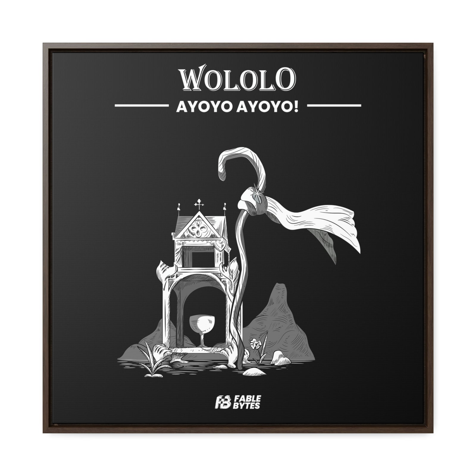 AoE - Wololo - Framed Canvas