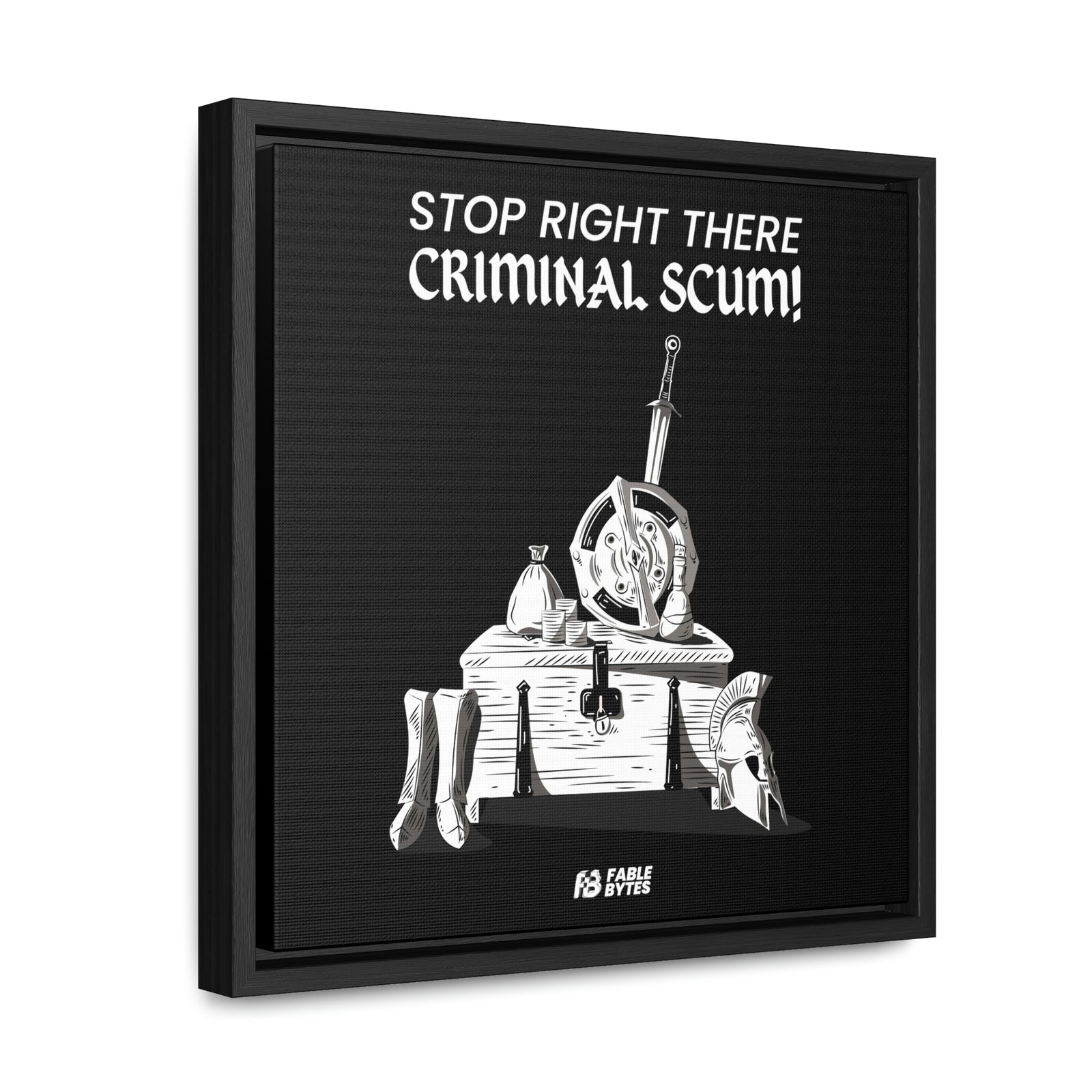 Oblivion - Guard - Framed Canvas