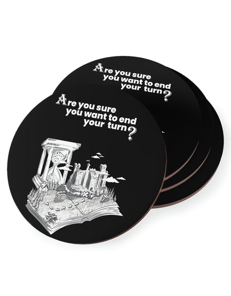 Heroes 3 - End Turn - Coasters